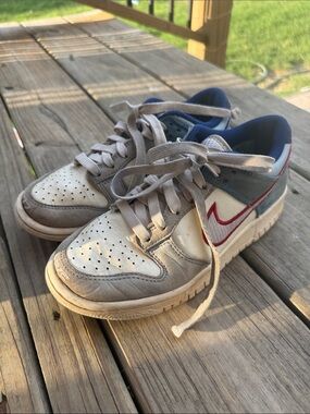 Nike Boy’s Size 4 Youth Dunk Low Athletic Armory Blue Sneakers Shoes HF5742-111